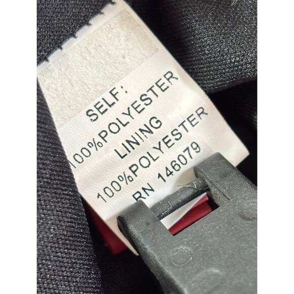 Love Culture Black Mesh Skirt Red Ribbon Embroidery Size Small Romantic Goth - Picture 13 of 14